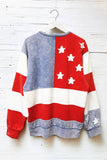 MINERAL WASHED AMERICANA FLAG SWEATSHIRT