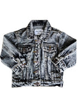 Smalls Acid Wash Black Jean Jacket