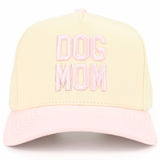 C.C DOG MOM Embroidered Two Tone Trucker Cap