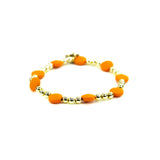 Orange Gold Bracelets