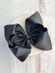 Texas Size Big Hair Bows - French Clip - 6.5"