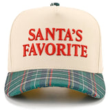 C.C SANTAS FAVORITE Letter Embroidered Trucker Cap