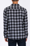 Full Checkered Long Sleeve Flannel Button Shirt