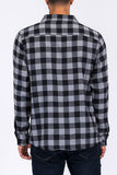 Full Checkered Long Sleeve Flannel Button Shirt