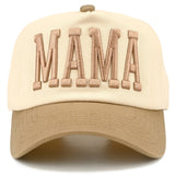 C.C MAMA Letter Two Tone Unstructured Trucker Cap