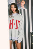 IT2594-OH-IO | 'OH-IO & OH' Reversible Mockneck Sweatshirt