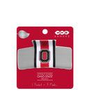Ohio State® Eco Gray Helmet Stripe Block O - Logo Claw Clip