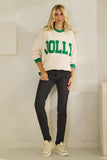 CLOUDY KNIT JOLLY RINGER SWEATSHIRT (T-42174)