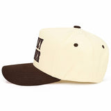 C.C WHISKEY WEATHER Embroidered Letter Two Tone Trucker Hat