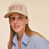C.C MOMMIN Letter Two Tone Trucker Cap