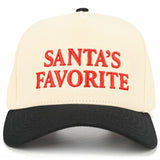 C.C SANTAS FAVORITE Letter Embroidered Trucker Cap