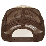 C.C RAISED ON COUNTRY MUSIC Letter on Two Tone Trucker Hat