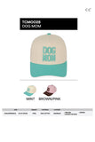 C.C DOG MOM Embroidered Two Tone Trucker Cap
