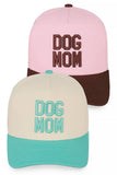 C.C DOG MOM Embroidered Two Tone Trucker Cap
