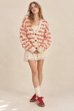 MERRY SCRIPT CARDIGAN