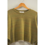 Drop-Shoulder Cropped Top