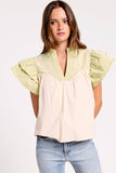 UT1093 Embroidered Detail Blouse