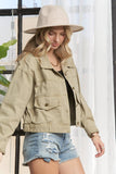 OUTFIT CROPPED WITH FRONT POCKETS JACKET- LEJ3873