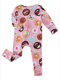 PoshTOT Cookie Bamboo Baby Convertible Zippy Romper