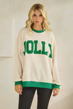 CLOUDY KNIT JOLLY RINGER SWEATSHIRT (T-42174)
