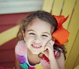 Texas Size Big Hair Bows - French Clip - 6.5"