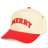 C.C Merry Letter Embroidered Two Tone Trucker Hat