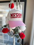 Merry Christmas Embroidered 3D Trucker Hat