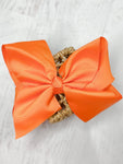 Texas Size Big Hair Bows - French Clip - 6.5"