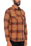 UNISEX LONG SLEEVE FLANNEL BUTTON DOWN SHIRT