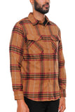UNISEX LONG SLEEVE FLANNEL BUTTON DOWN SHIRT