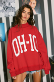 IT2594-OH-IO | 'OH-IO & OH' Reversible Mockneck Sweatshirt
