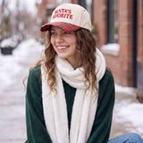 C.C SANTAS FAVORITE Letter Embroidered Trucker Cap
