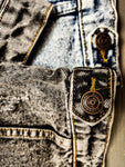 Smalls Acid Wash Black Jean Jacket