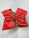 Texas Size Big Hair Bows - French Clip - 6.5"