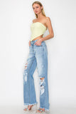 *HYBRID STYLE* HIGH RISE WIDE LEG JEANS