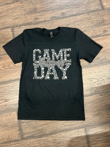 Leopard Falcons Game Day tee