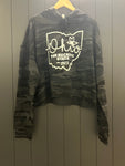 Ohio 1803 Camo Crop Hoodie