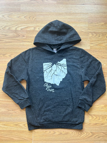 Youth Black Ohio Roots Hoodie