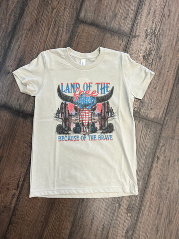 Youth Land of the Free tee