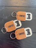 Leather Bottle opener Key chains