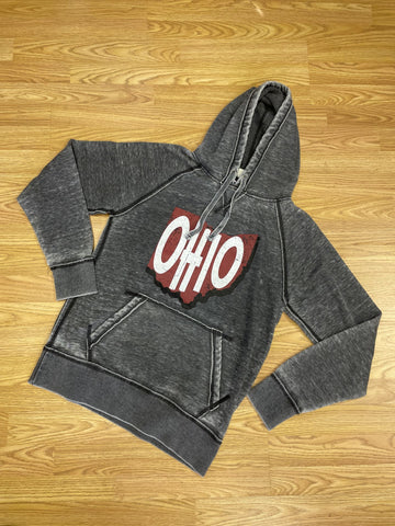 Vintage Distressed OHIO Hoodie