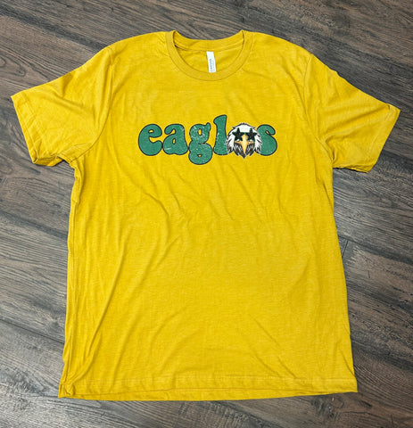 Yellow Star Glasses Eagles Tee