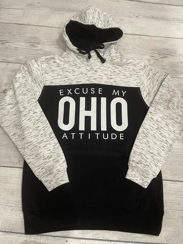 Excuse my OHIO Attitude  Hoodie