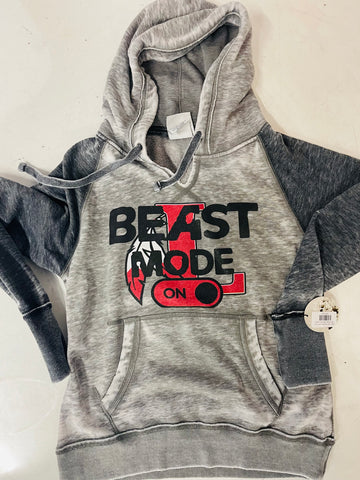 Vintage London Beast Mode Ladies Hoodie