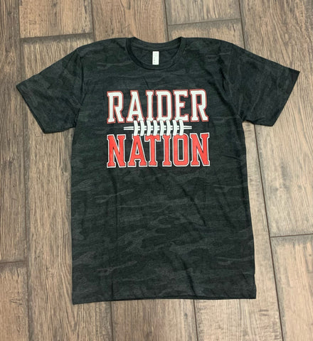 Raider Nation Camo Tee
