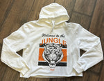 Welcome to the Jungle cropped hoodie