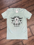 Aztec Cow Skull Tee