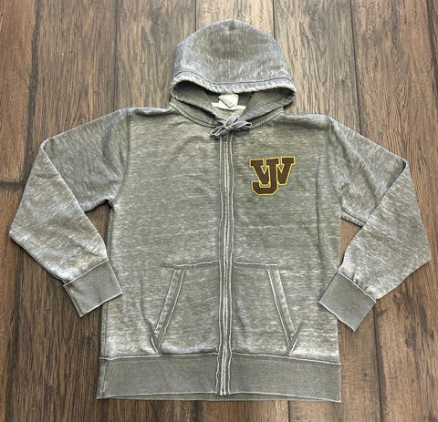 West Jeff  Vintage Zip Up Hoodie