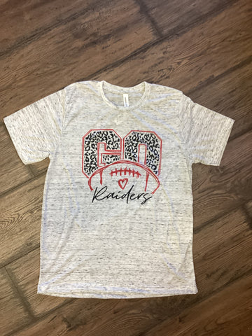 Go Raider Football Tee