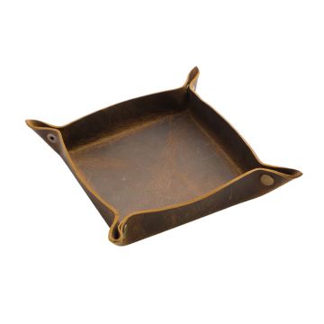 Leather Offering Tray
